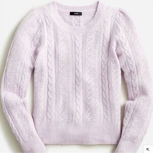NWOT J. Crew Cable Knit Sweater M/L